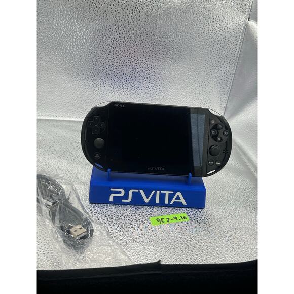 Black ps vita 2000 w/charger - Picture 1 of 7